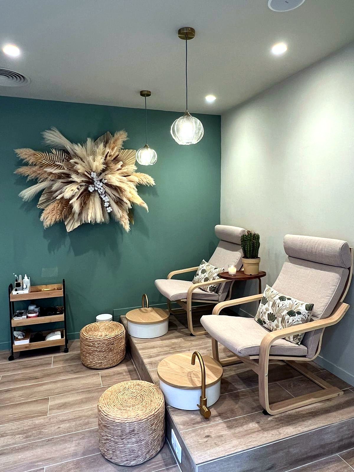 Zona de pedicura spa en Haizea Beauty Barcelona
